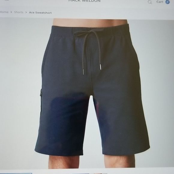 Mack Weldon Ace Sweat Shorts, black size XL, new - Picture 13 of 16